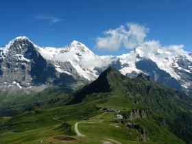 Eiger Monch & Jungfrau Peaks